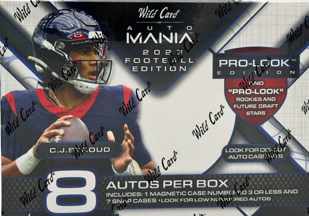 2023 Wild Card Auto Mania Pro Look Edition Football Hobby Box