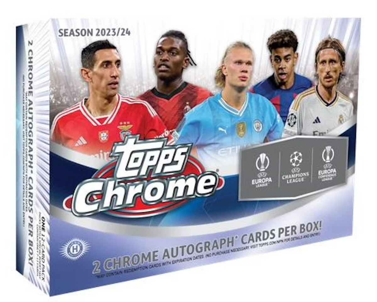 2023/24 Topps Chrome UEFA Club Competitions Soccer BREAKERS DELIGHT Bo