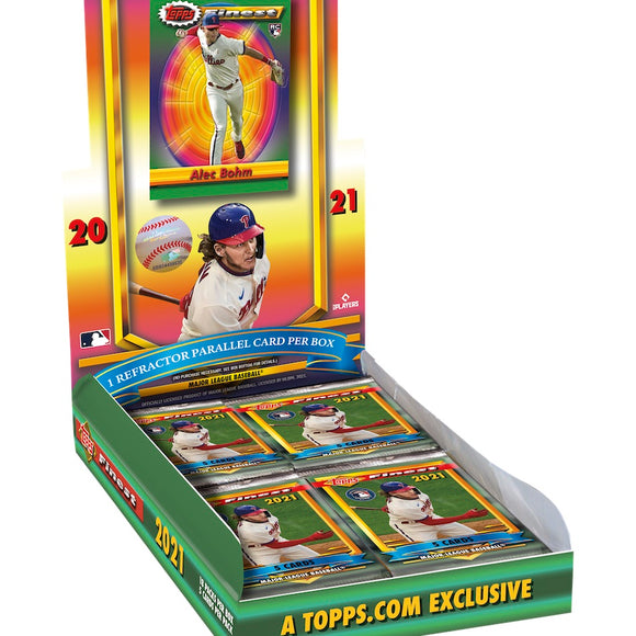 2021 Topps Finest Baseball Flashback Hobby Box