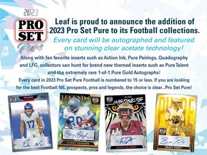 2023 LEAF PRO SET PURE FOOTBALL