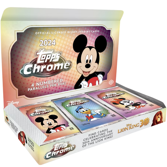 2024 Topps Chrome Disney Hobby Box Jaspys