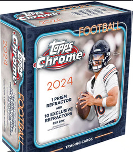 2024 Topps Chrome Football Mega Box