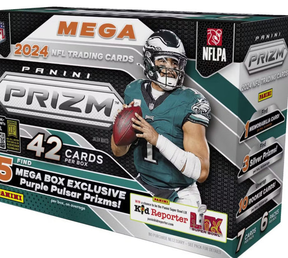 2024 Panini Prizm Hobby Mega Football Box