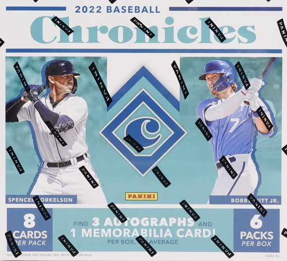 2022 Panini Chronicles Baseball Hobby Box