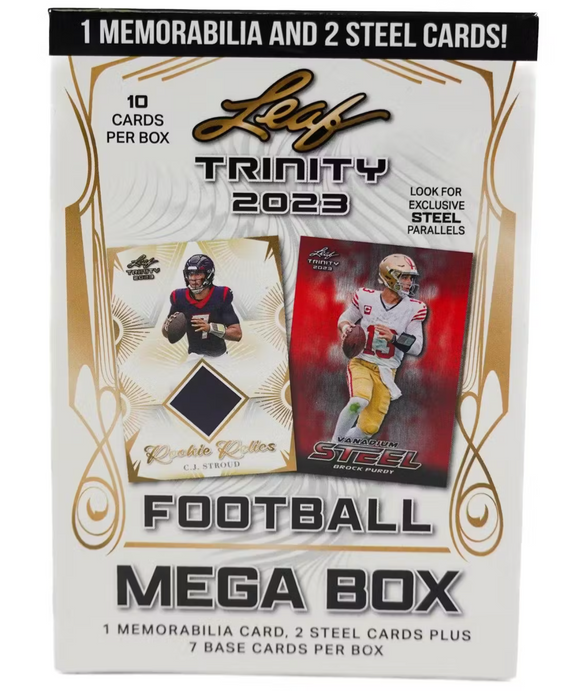 2023 Leaf Trinity Football Mega Personal Box