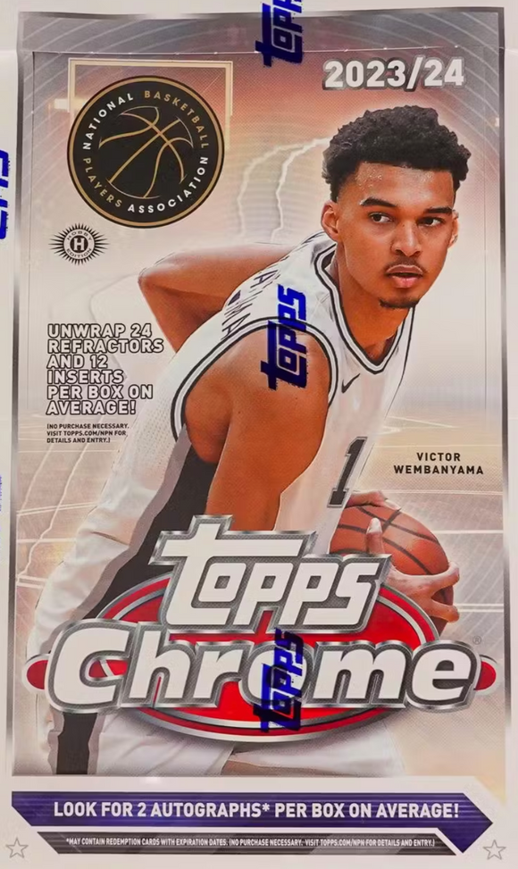 2023-24 Topps Chrome Basketball Hobby Box