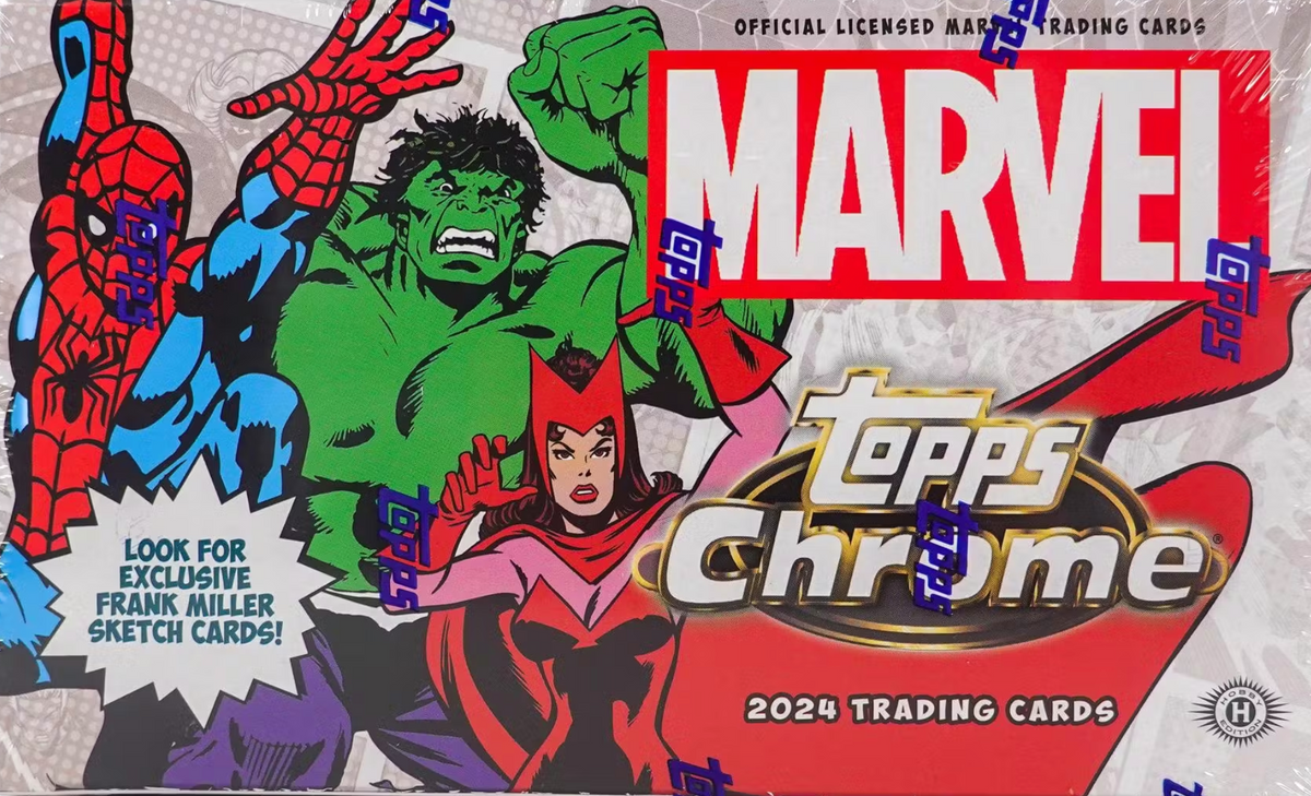 2024 Topps Chrome Marvel Hobby Box Jaspys