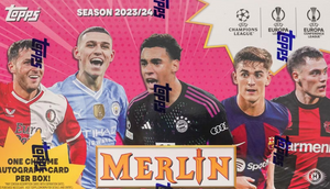 2023/24 Topps Chrome Merlin UEFA Club Competitions Soccer Hobby Box