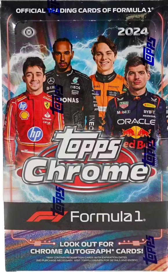 2024 Topps Chrome F1 Formula 1 Hobby Box