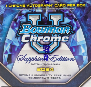 2024 Bowman University Chrome Sapphire Edition Football Box