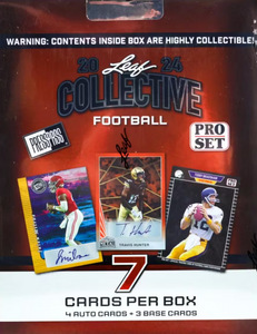 2024 Leaf Collective Football Hobby Box