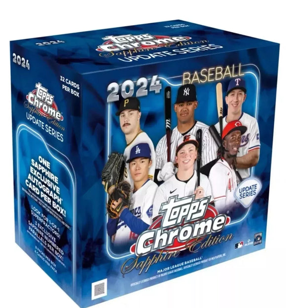 2024 Topps Chrome Update Series Sapphire Edition Baseball Box