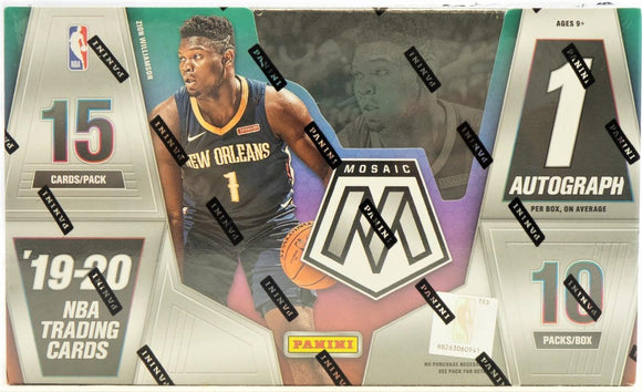 *FLASH SALE*  2019/20 Panini Mosaic Basketball Hobby Box