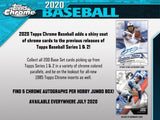 *FLASH SALE* 2020 Topps Chrome Baseball HTA JUMBO Box